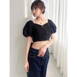コットンレースパフブラウス | RESEXXY | 詳細画像18 