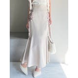 ベージュ | サイドリボンマーメイドスカート | RESEXXY