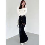 【追加生産分】カットアウトリボンデニムパンツ | RESEXXY | 詳細画像11