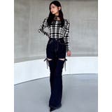 【追加生産分】カットアウトリボンデニムパンツ | RESEXXY | 詳細画像12