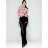 【追加生産分】カットアウトリボンデニムパンツ | RESEXXY | 詳細画像23