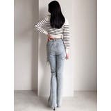 【追加生産分】カットアウトリボンデニムパンツ | RESEXXY | 詳細画像35