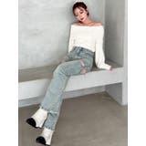 【追加生産分】カットアウトリボンデニムパンツ | RESEXXY | 詳細画像42