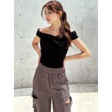 ツイストオフショルニットトップス | RESEXXY | 詳細画像4 