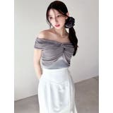 ツイストオフショルニットトップス | RESEXXY | 詳細画像7 