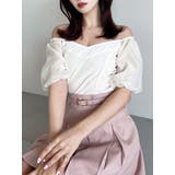 アイボリー | ギャザーデザインベロアトップス | RESEXXY