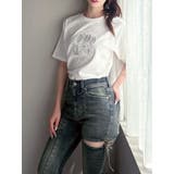 ホワイト | エンブロイダリーロゴTシャツ | RESEXXY