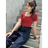 UネックTシャツ | RESEXXY | 詳細画像17 