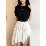 クルーネックハーフスリーブニットカーデ | RESEXXY | 詳細画像17 