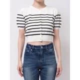 クルーネックハーフスリーブニットカーデ | RESEXXY | 詳細画像32 