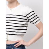 クルーネックハーフスリーブニットカーデ | RESEXXY | 詳細画像36 