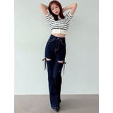 クルーネックハーフスリーブニットカーデ | RESEXXY | 詳細画像5 