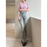 クルーネックハーフスリーブニットカーデ | RESEXXY | 詳細画像9 