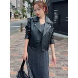 フェイクレザーライダースジャケット | RESEXXY | 詳細画像16 