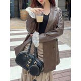 カフスレースフェイクレザージャケット | RESEXXY | 詳細画像1 