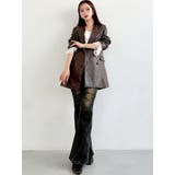 カフスレースフェイクレザージャケット | RESEXXY | 詳細画像20 