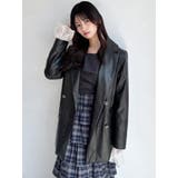 カフスレースフェイクレザージャケット | RESEXXY | 詳細画像27 