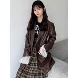 カフスレースフェイクレザージャケット | RESEXXY | 詳細画像35 