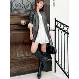 カフスレースフェイクレザージャケット | RESEXXY | 詳細画像8 