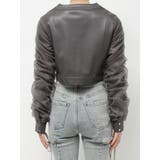 シアースリーブ合皮ブルゾン | RESEXXY | 詳細画像24 