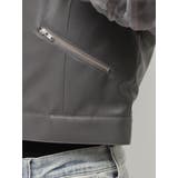 シアースリーブ合皮ブルゾン | RESEXXY | 詳細画像30 