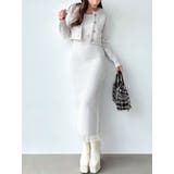 グレー | フリンジニットワンピース【セットアップ着用可能】 | RESEXXY