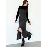 バイカラーアシンメトリーキャミワンピース | RESEXXY | 詳細画像12