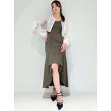 バイカラーアシンメトリーキャミワンピース | RESEXXY | 詳細画像18