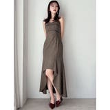 バイカラーアシンメトリーキャミワンピース | RESEXXY | 詳細画像22