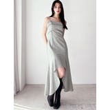 バイカラーアシンメトリーキャミワンピース | RESEXXY | 詳細画像3