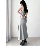 バイカラーアシンメトリーキャミワンピース | RESEXXY | 詳細画像5