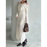 アイボリー | アンサンブルレースニットワンピース | RESEXXY