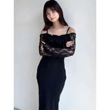 レースモチーフドッキンクニットワンピース | RESEXXY | 詳細画像23 