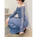 レースモチーフドッキンクニットワンピース | RESEXXY | 詳細画像4 