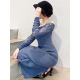 レースモチーフドッキンクニットワンピース | RESEXXY | 詳細画像5 