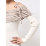 【骨格ストレート向け】バイカラーニットワンピース | RESEXXY | 詳細画像28 