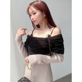 【骨格ストレート向け】バイカラーニットワンピース | RESEXXY | 詳細画像6 