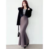 【骨格ウェーブ向け】ドッキングオフショルリボンワンピース | RESEXXY | 詳細画像10 