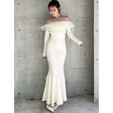 【骨格ウェーブ向け】ドッキングオフショルリボンワンピース | RESEXXY | 詳細画像14 