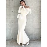 【骨格ウェーブ向け】ドッキングオフショルリボンワンピース | RESEXXY | 詳細画像15 