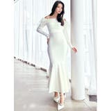 【骨格ウェーブ向け】ドッキングオフショルリボンワンピース | RESEXXY | 詳細画像24 