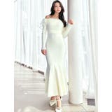 【骨格ウェーブ向け】ドッキングオフショルリボンワンピース | RESEXXY | 詳細画像25 