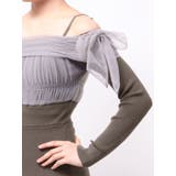 【骨格ウェーブ向け】ドッキングオフショルリボンワンピース | RESEXXY | 詳細画像32 