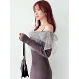 【骨格ウェーブ向け】ドッキングオフショルリボンワンピース | RESEXXY | 詳細画像9 