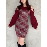 レッド | ストリングタイトミニニットワンピース | RESEXXY