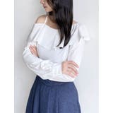 アシンメトリーラッフルブラウス | RESEXXY | 詳細画像11 