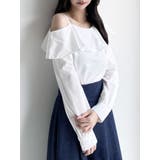 アシンメトリーラッフルブラウス | RESEXXY | 詳細画像12 