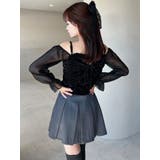 ギャザーベロアペプラムブラウス | RESEXXY | 詳細画像14 