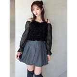 ギャザーベロアペプラムブラウス | RESEXXY | 詳細画像16 