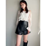 ギャザーベロアペプラムブラウス | RESEXXY | 詳細画像21 